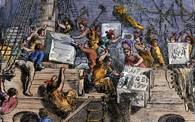 boston tea party harbor dec 16 1773