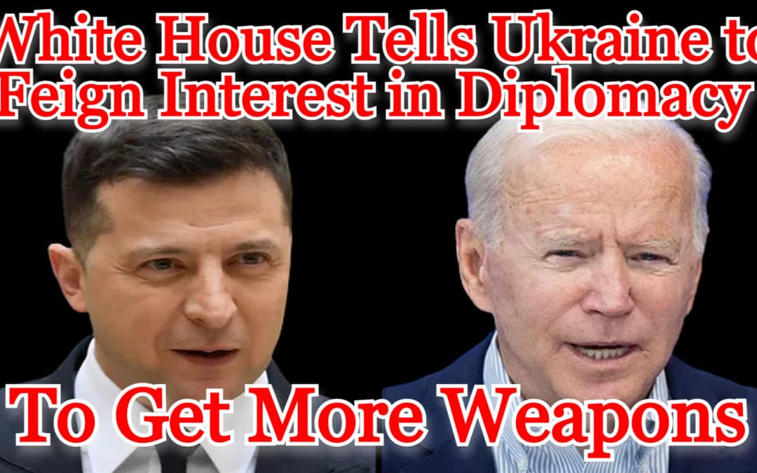 COI #347: White House Tells Ukraine to Feign Interest in Diplomacy to Get More Weapons