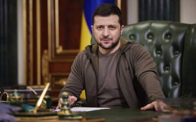 ukrainian president volodymyr zelenskyy marks 20th day of the ukraine crisis