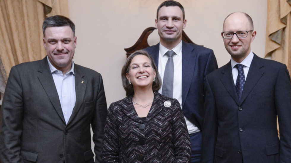 nuland, tyahnybok, klitschko, and yatsenyuk