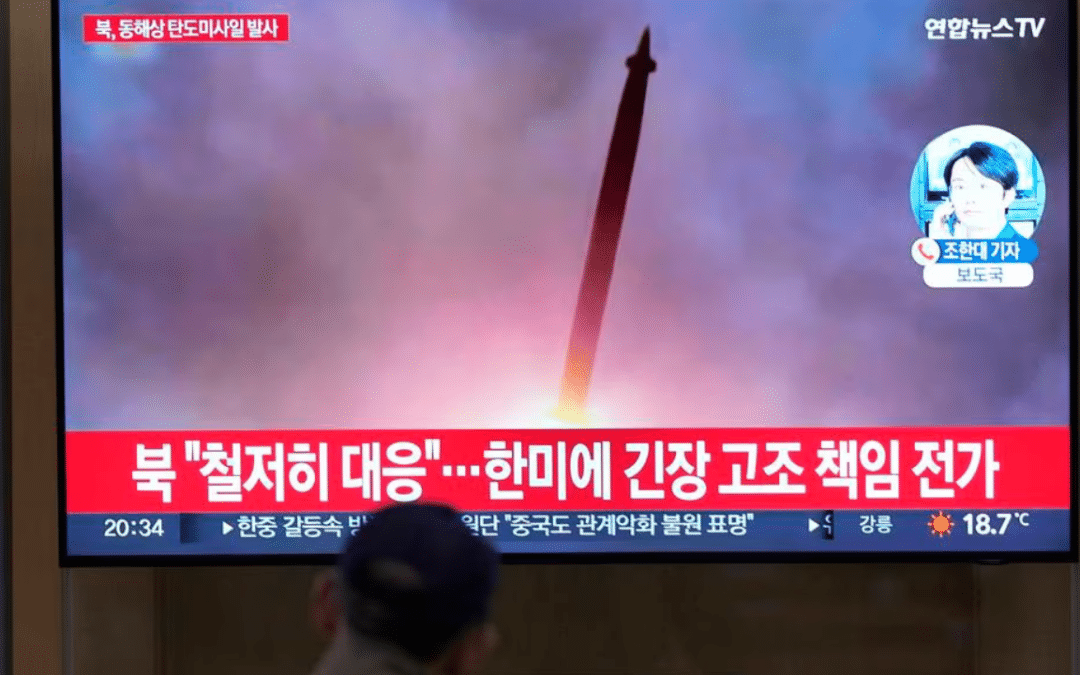 North Korea Launches 2 Ballistic Missiles in Response to Massive US-South Korean War Drills