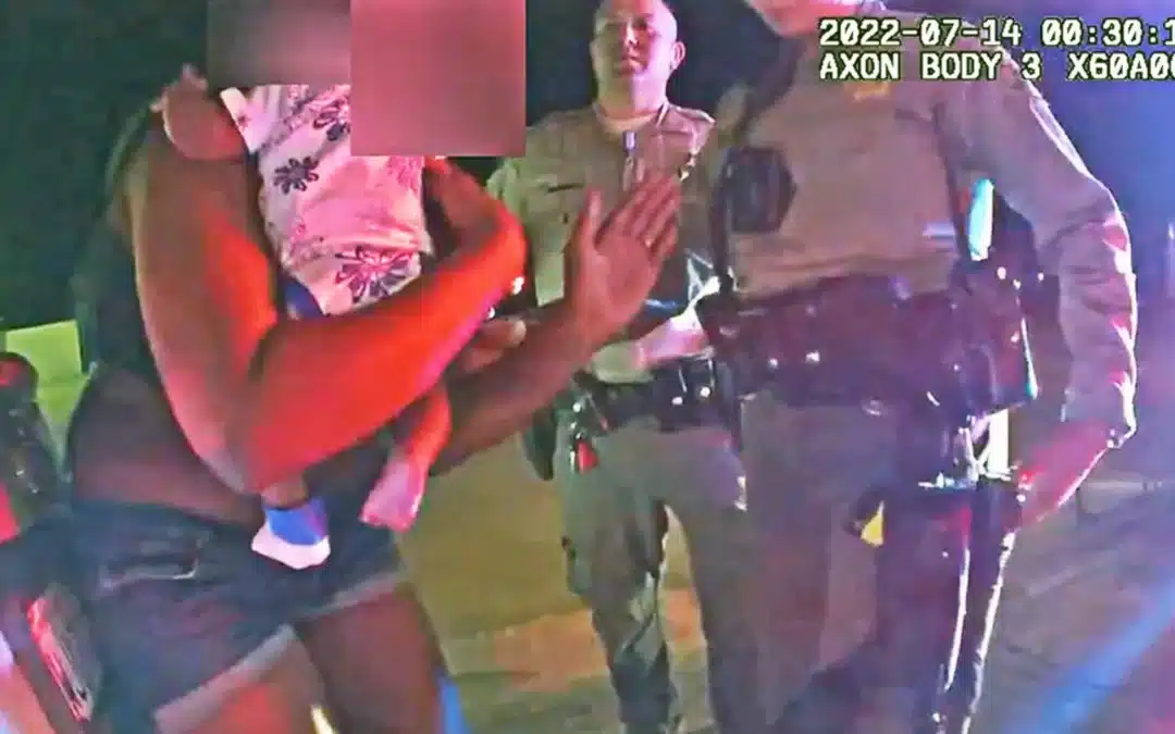 WATCH: Deputy Punches Mother Twice as She Holds Her Infant Son