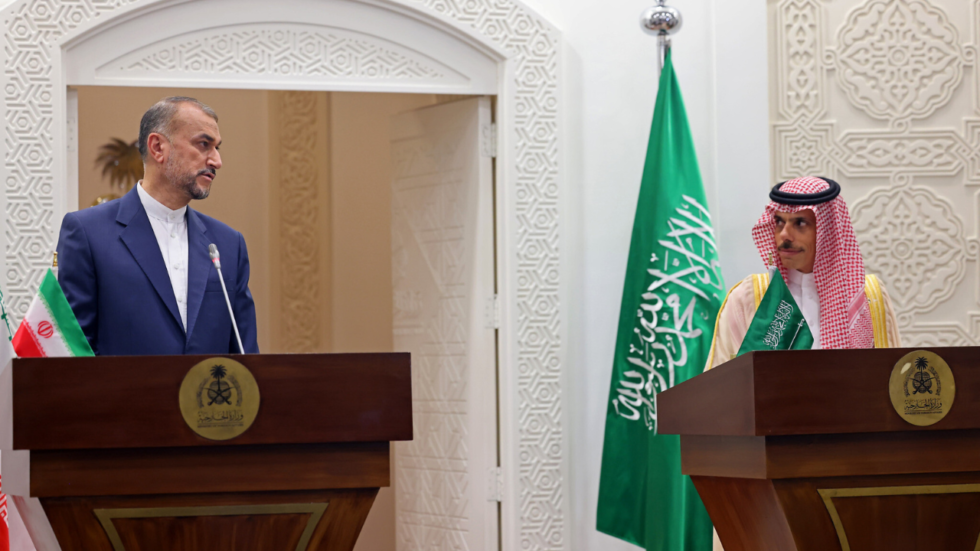 saudi fm and iran fm presser in riyadh