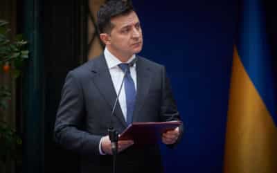 volodymyr zelensky in a working visit to the state of israel, january 2020. xiv