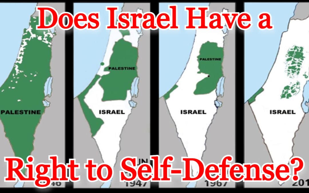 COI #482: Does Israel Have a Right to Self-Defense?