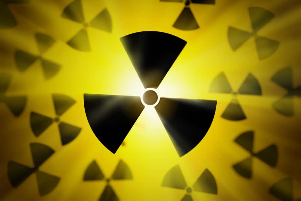 radioactive sign.
