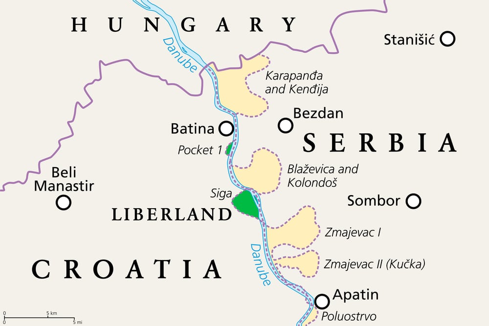 liberland region political map