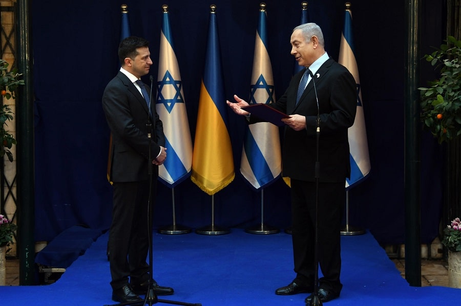 Zelensky Asks Netanyahu to Visit Israel in Show of Support