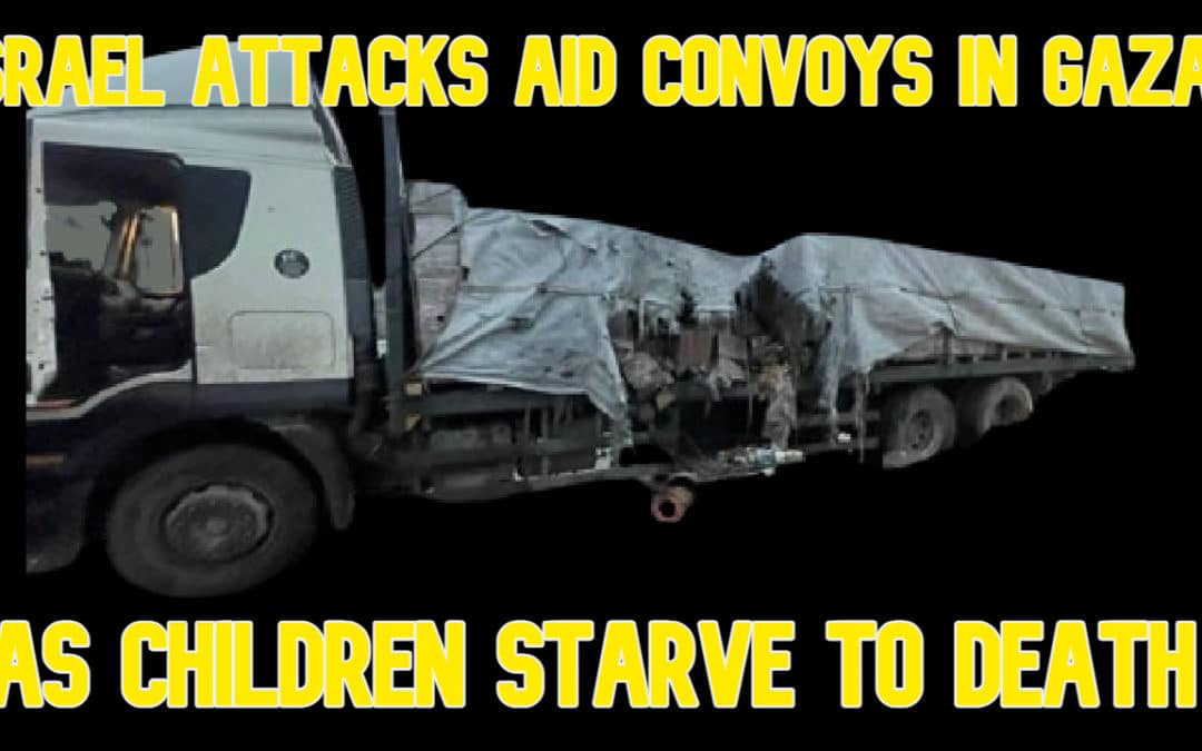 COI #553: Israel Attacks Aid Convoys in Gaza as Children Starve to Death