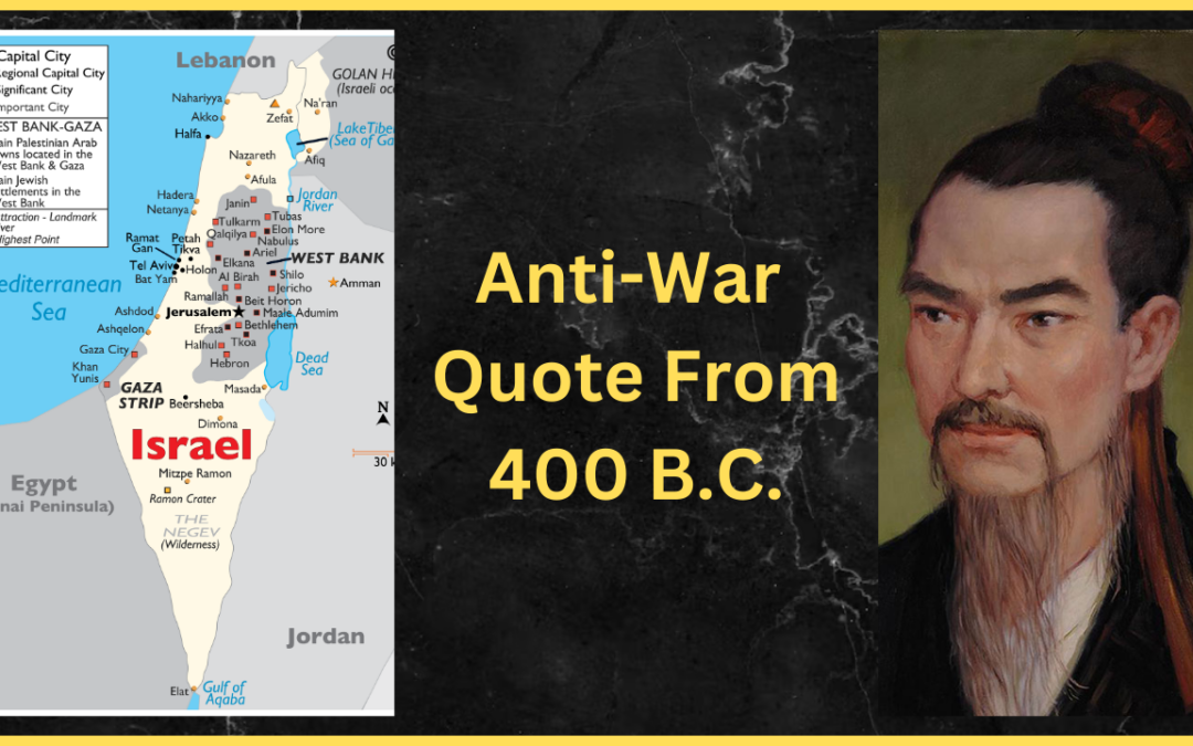 Anti-War Quote from 400 B.C.