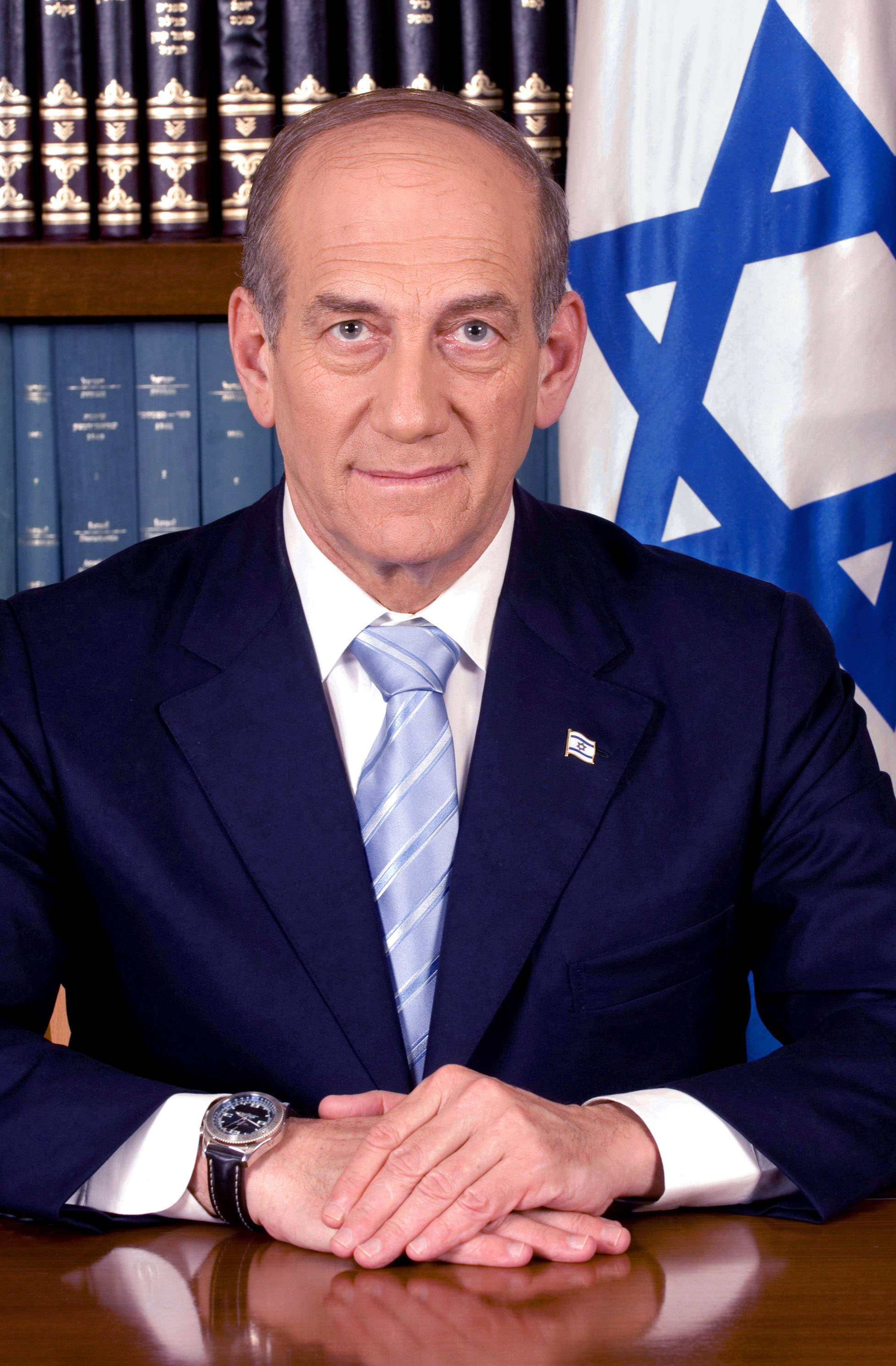 ehud olmert official portrait 2006