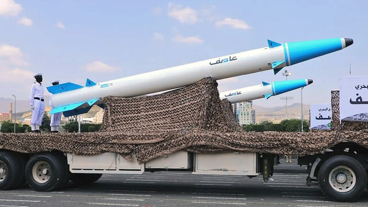 houthi anti ship missile arsenal asef