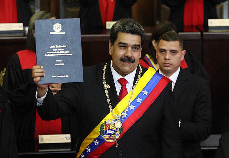 toma de posesión de presidente de venezuela, nicolas maduro.