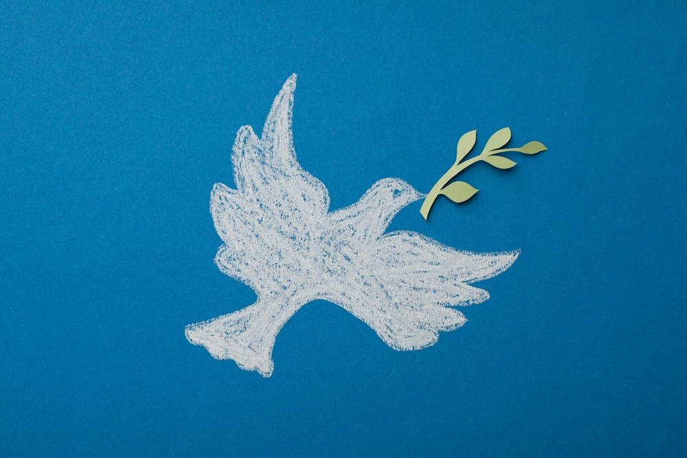 international day of peace or world peace day, symbol of peace 