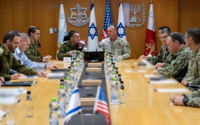 CENTCOM Chief Visits Israel To Discuss Iran and Lebanon