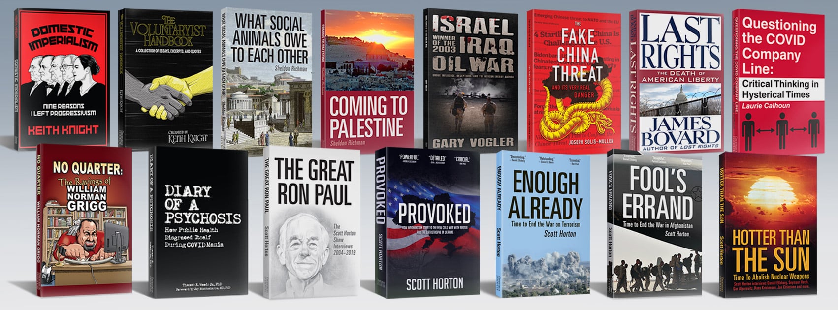 Shop books published by the Libertarian Institute.