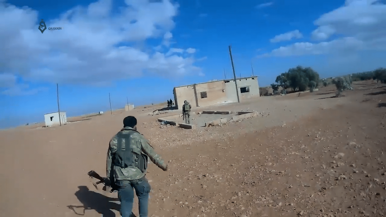 hayat tahrir al sham fighters in mushairfa, northeastern hama