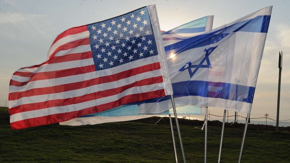 israel us flags