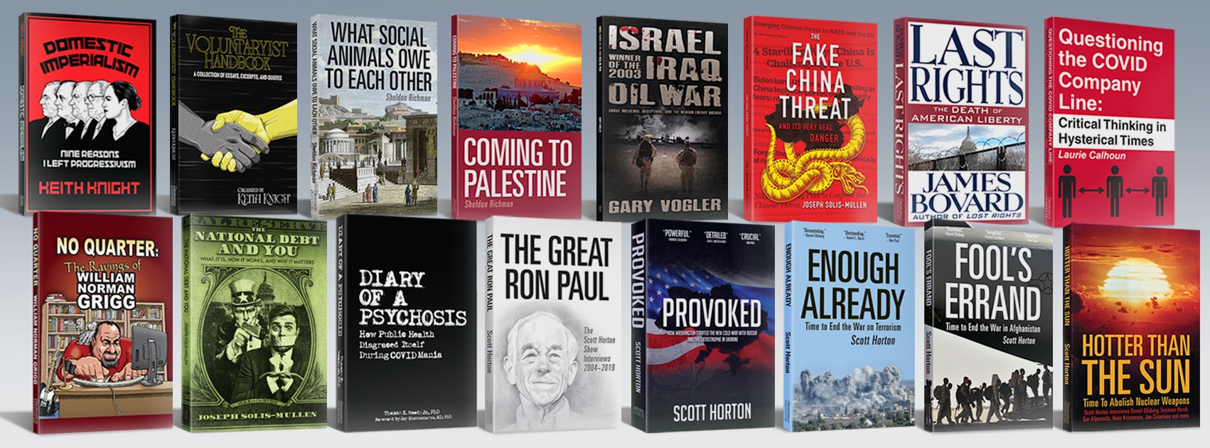 Shop books published by the Libertarian Institute.