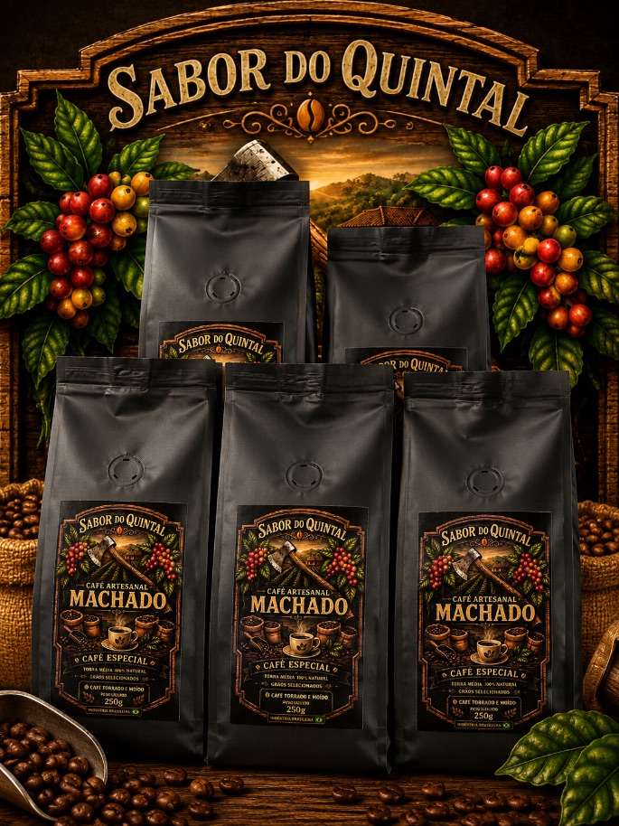 Café artesanal Machado  "Sabor do Quintal "
