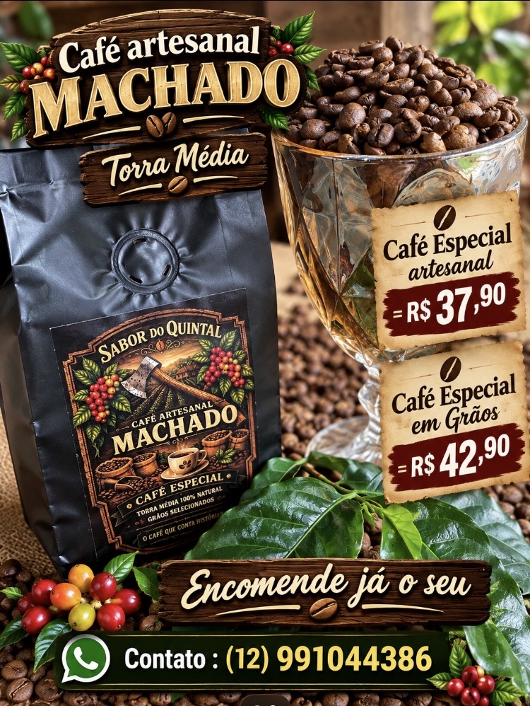 Café artesanal Machado  "Sabor do Quintal "