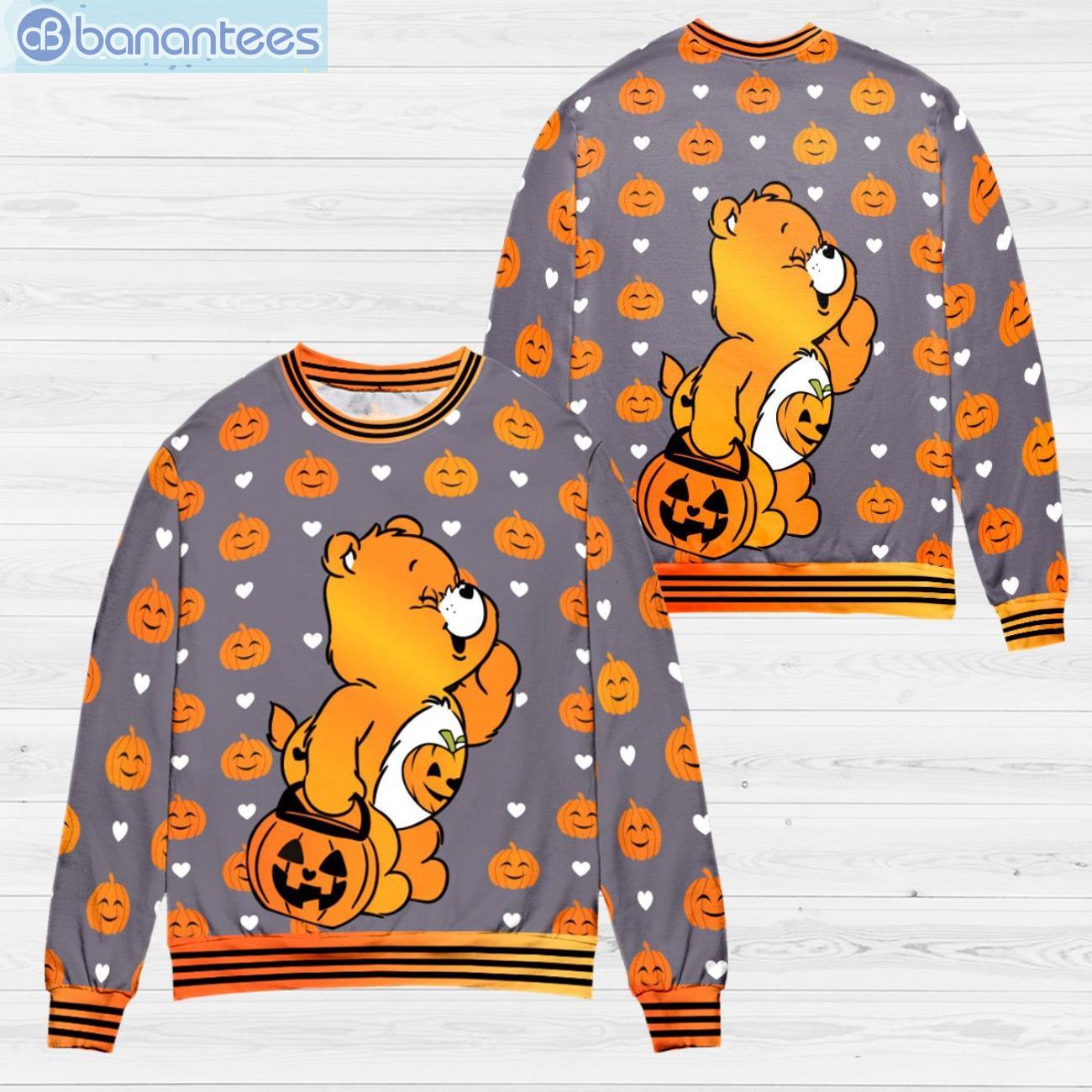 Halloween Care Bears Trick Or Treat Cute Bear Ugly Sweater Product Photo 2