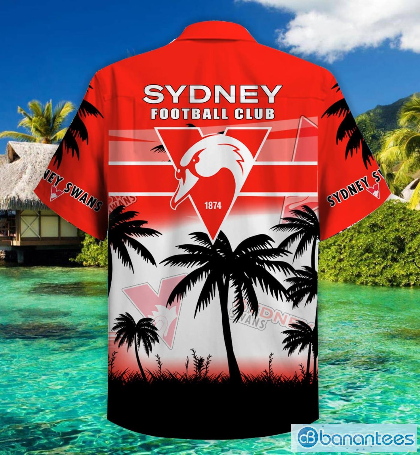 Afl Swans Sedney Football Club Hawaiian Shirt For Fans Product Photo 2