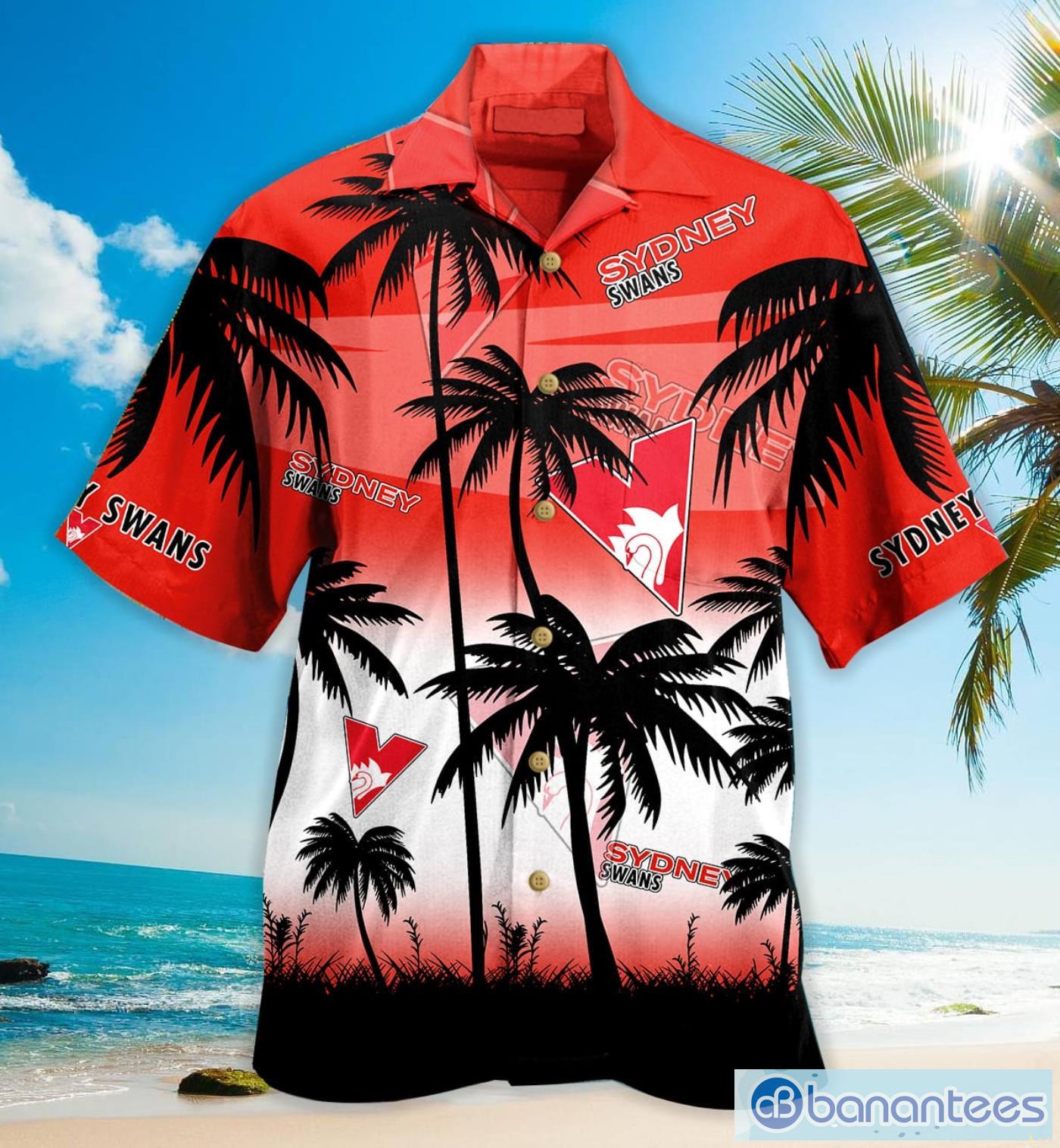 Afl Swans Sedney Football Club Hawaiian Shirt For Fans Product Photo 1