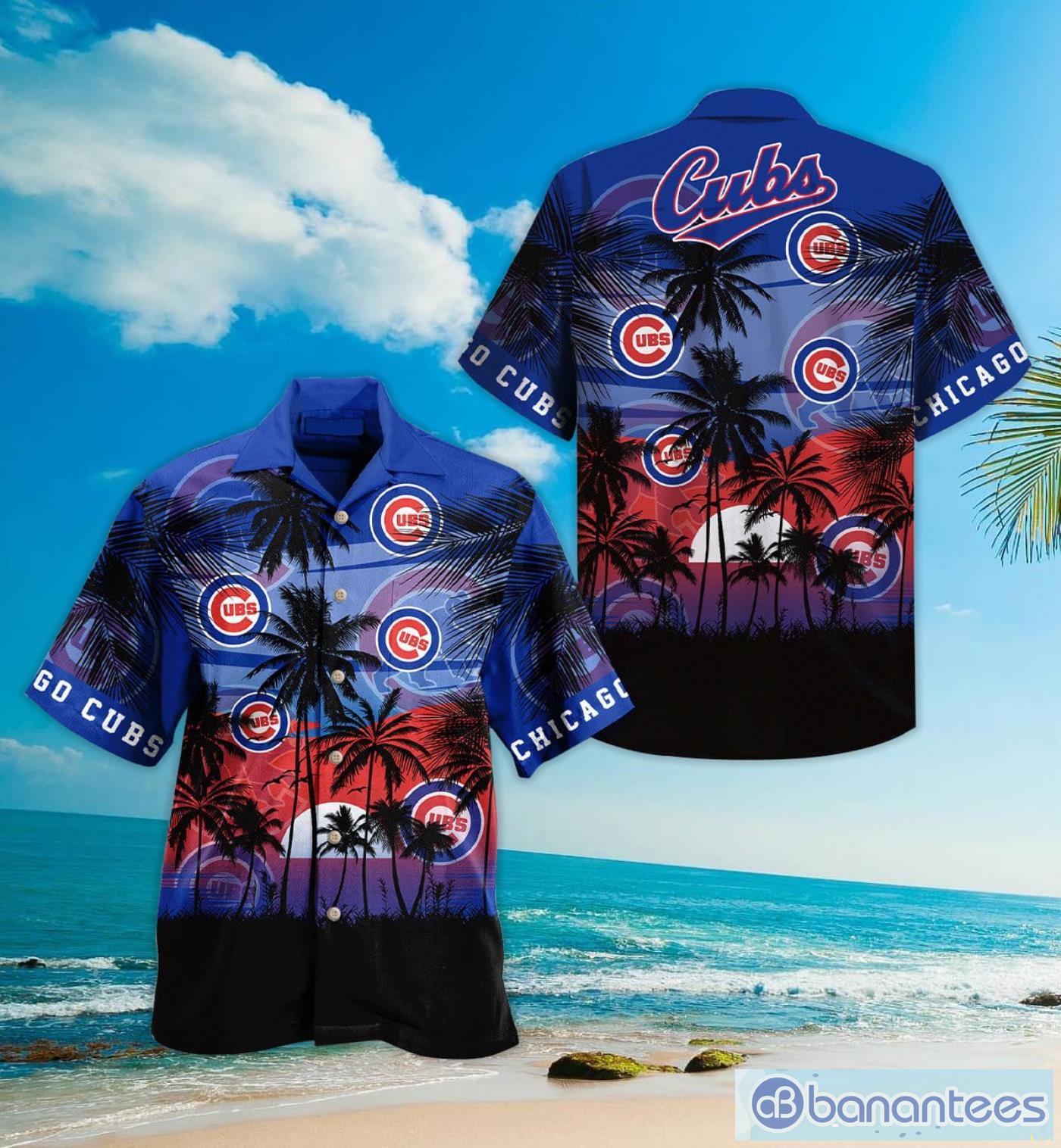 Chicago Cubs Coconut Aloha Hawaiian Shirt Product Photo 1