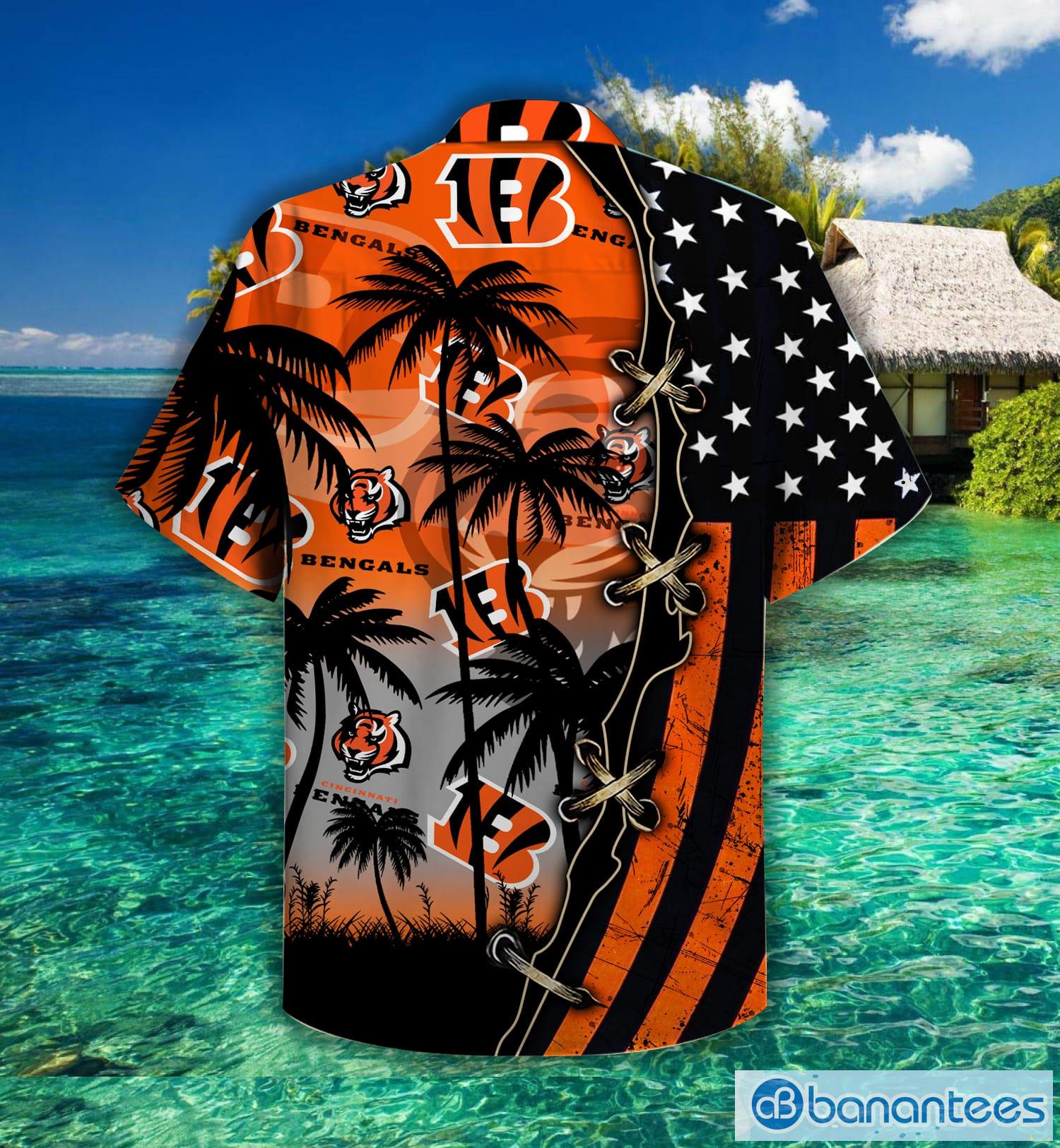 Cincinnati Bengals Us Flag Champions Hawaiian Shirt For Fans Product Photo 2