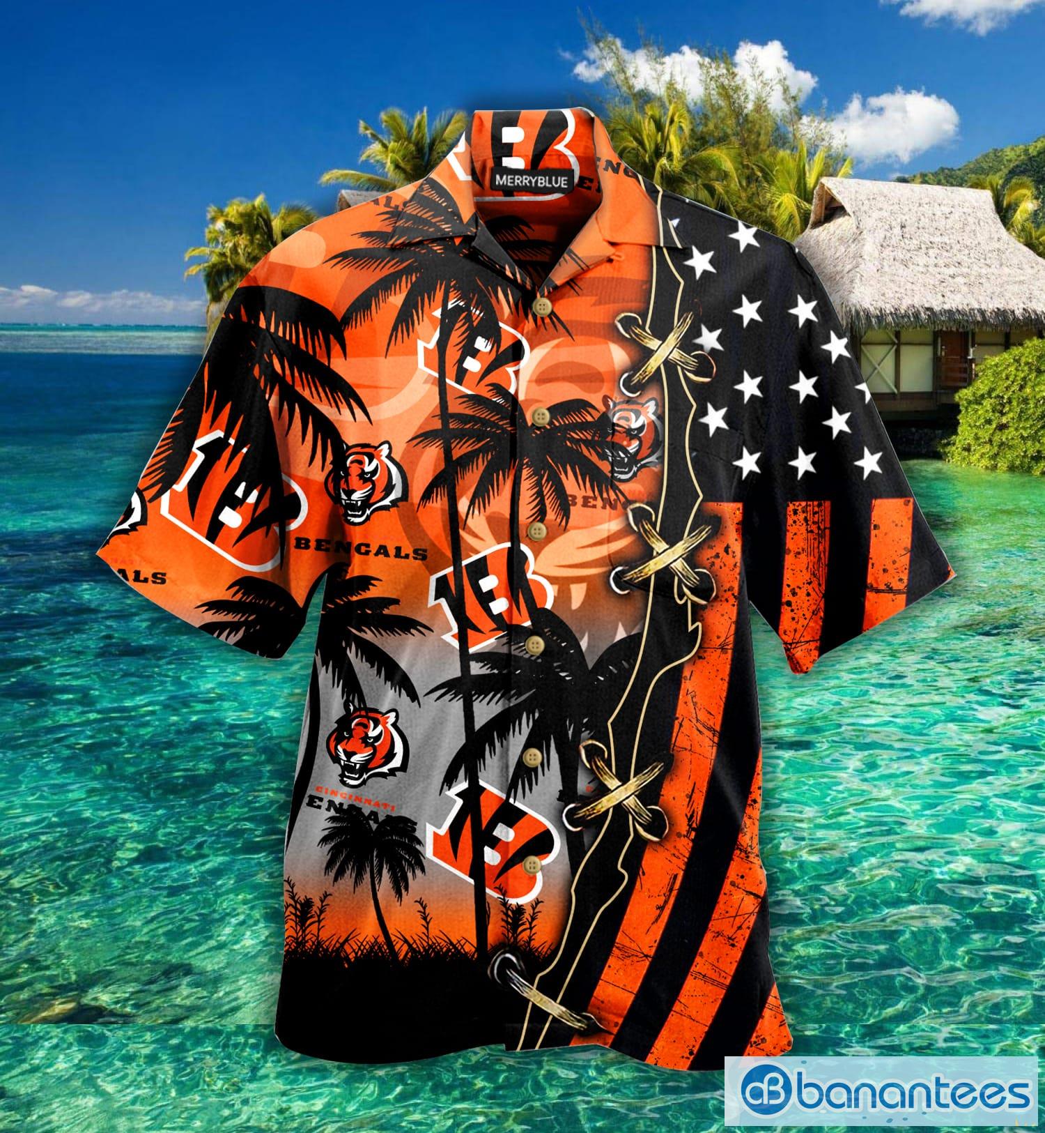 Cincinnati Bengals Us Flag Champions Hawaiian Shirt For Fans Product Photo 3