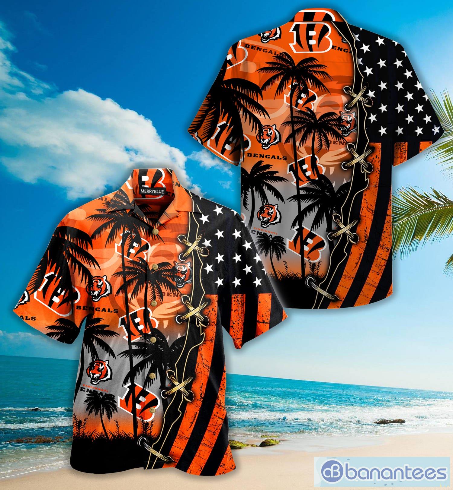 Cincinnati Bengals Us Flag Champions Hawaiian Shirt For Fans Product Photo 1