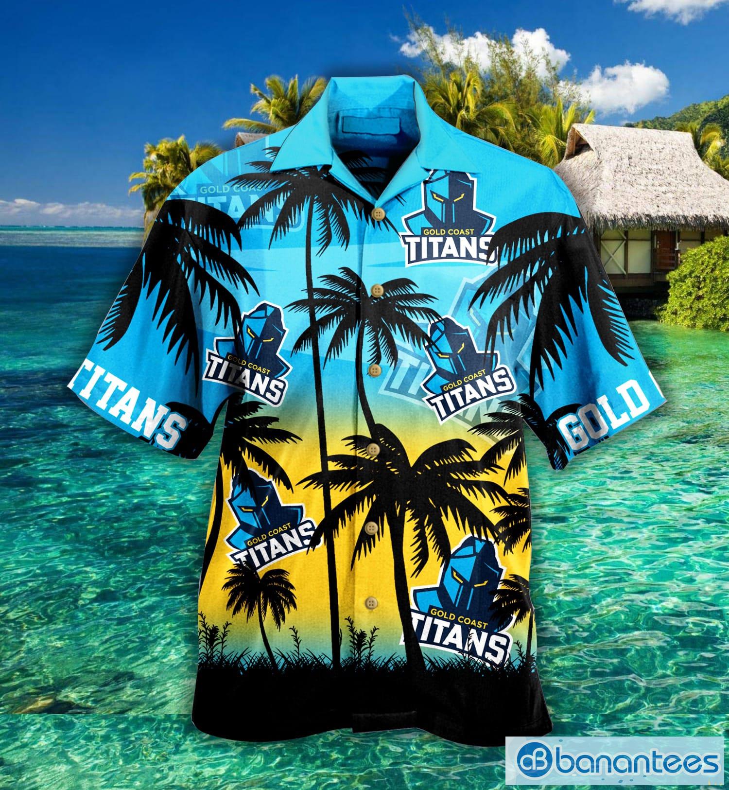 Gold Coast Titans Hawaiian Shirt For Fans Product Photo 1