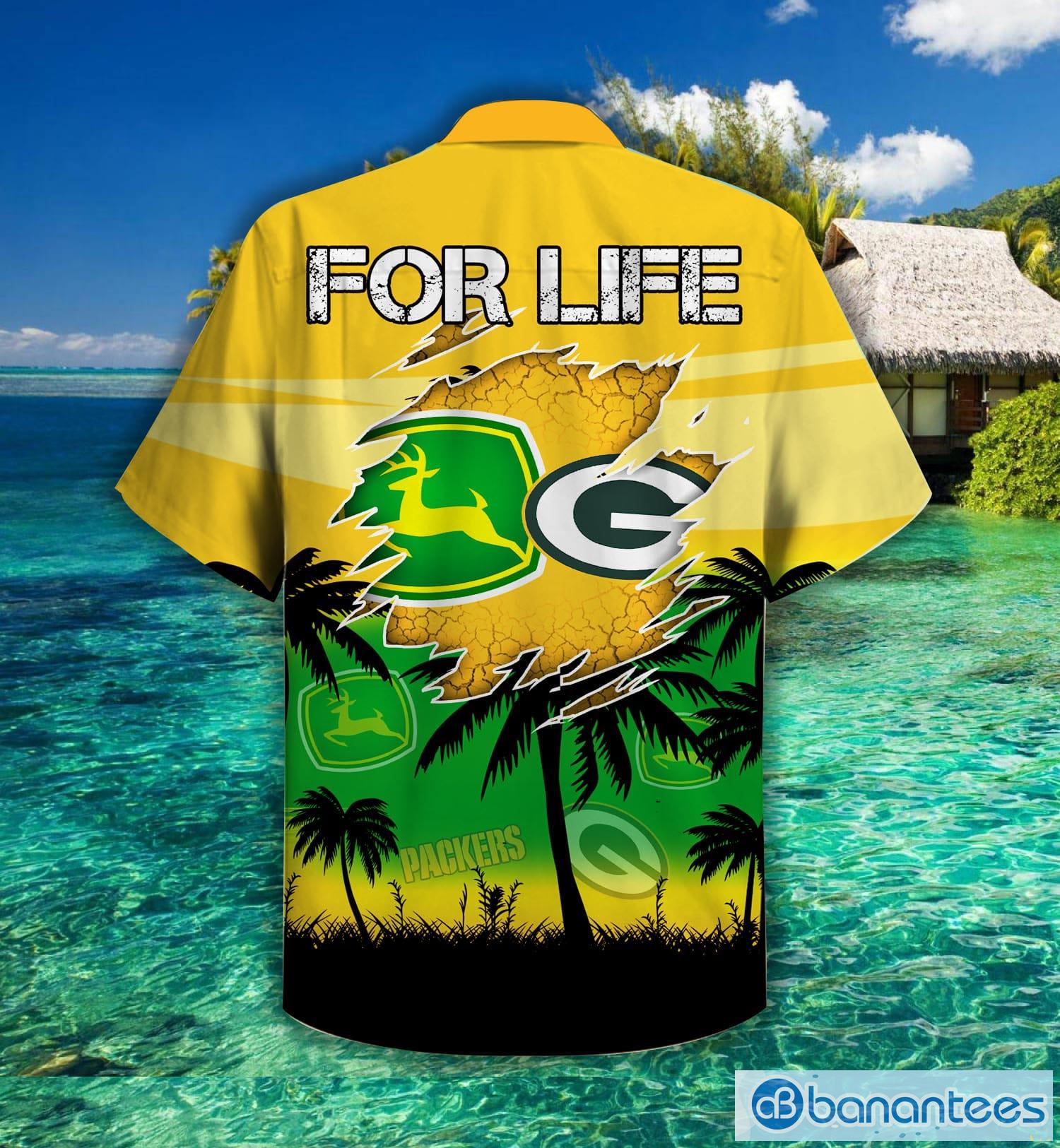 Green Bay Packers Nfl John Deere Nfl Hawaiian Shirt For Fans Product Photo 2