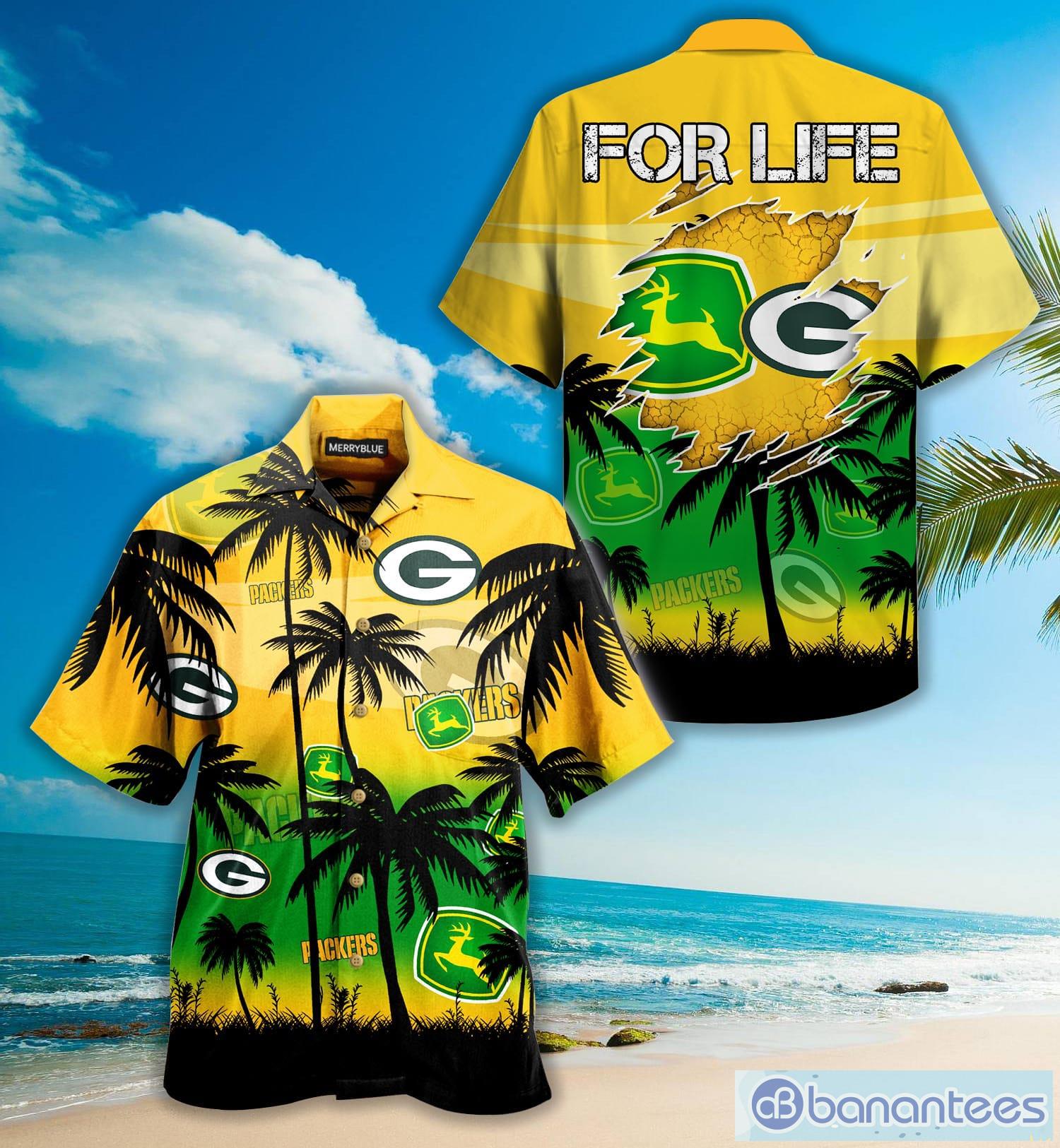 Green Bay Packers Nfl John Deere Nfl Hawaiian Shirt For Fans Product Photo 1