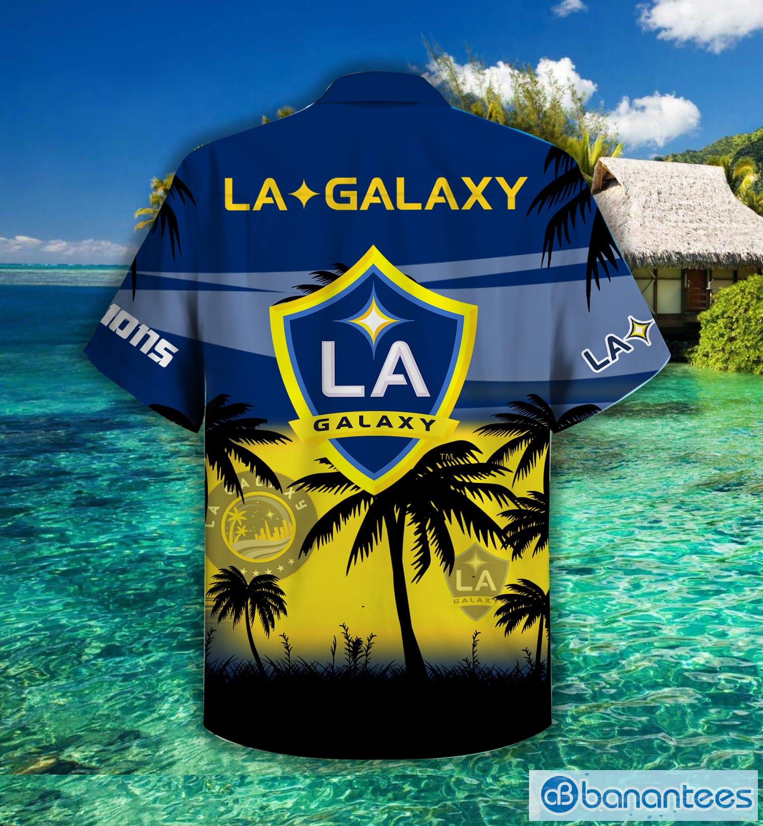 Los Angeles Galaxy Mls Hawaiian Shirt For Fans Product Photo 2
