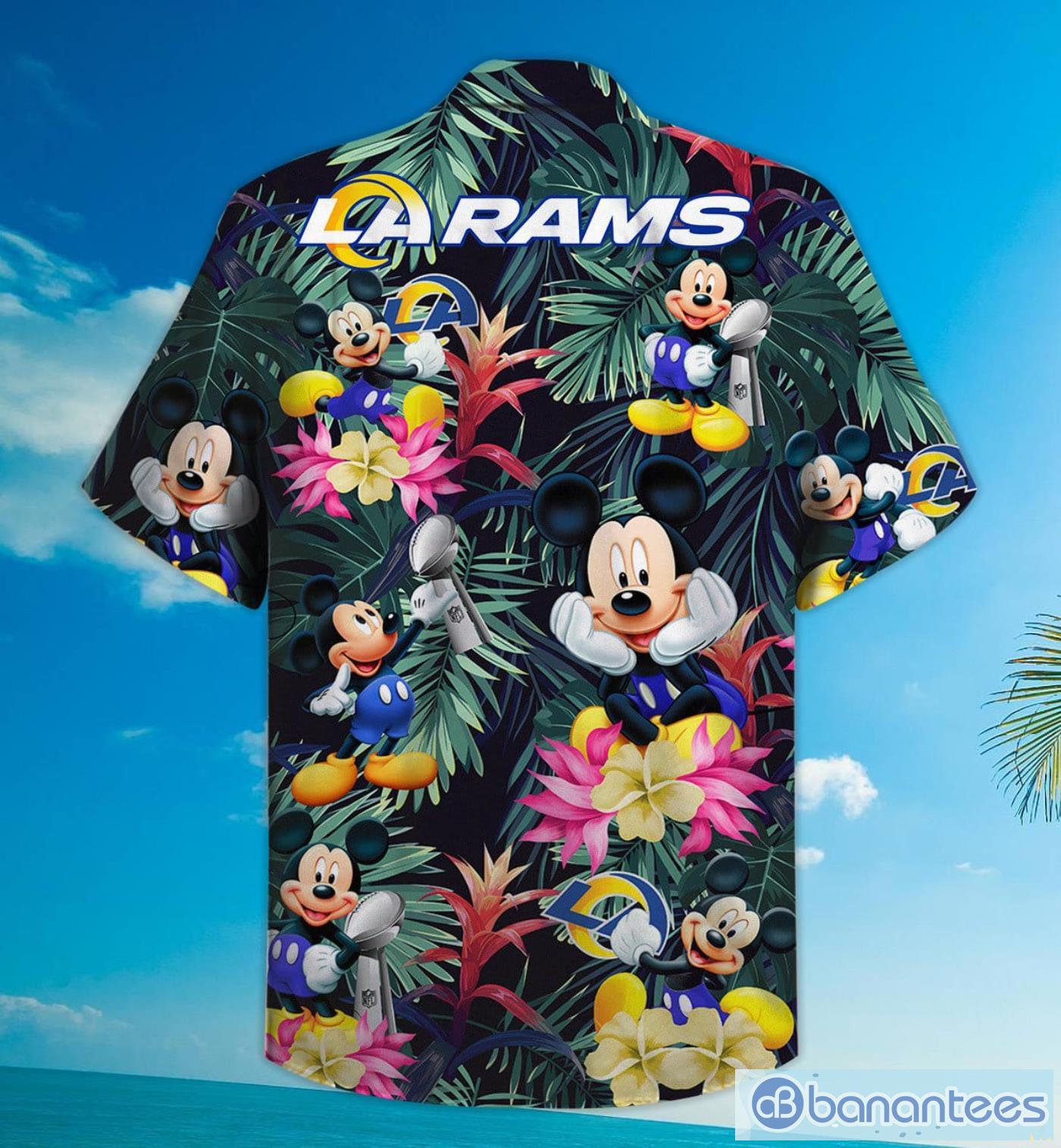 Los Angeles Rams Mickey Mouse Super Bowl Lvi Champions Hawaii Shirt Product Photo 2