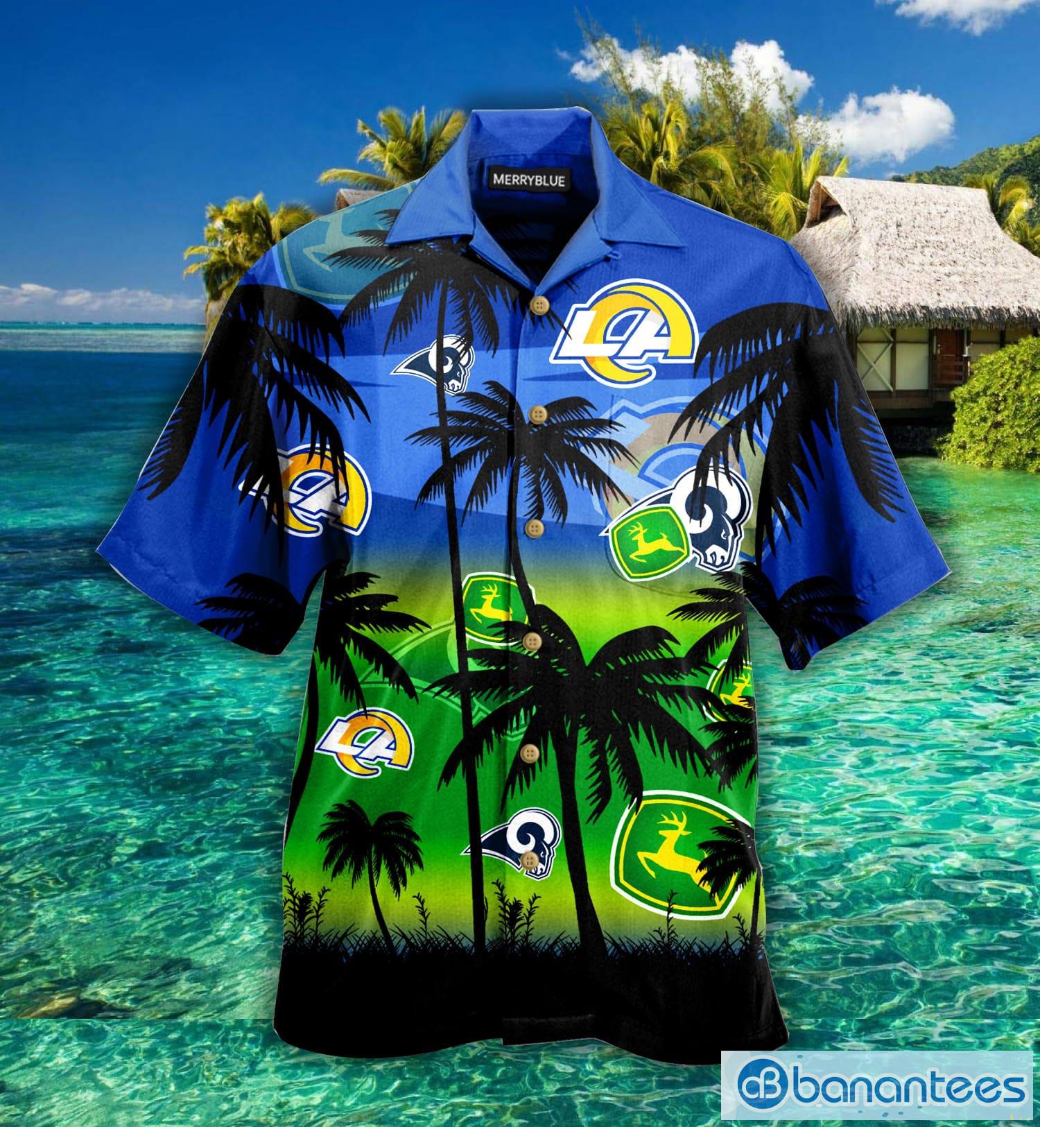 Los Angeles Rams Nfl John Deere Nfl Hawaiian Shirt For Fans Product Photo 3