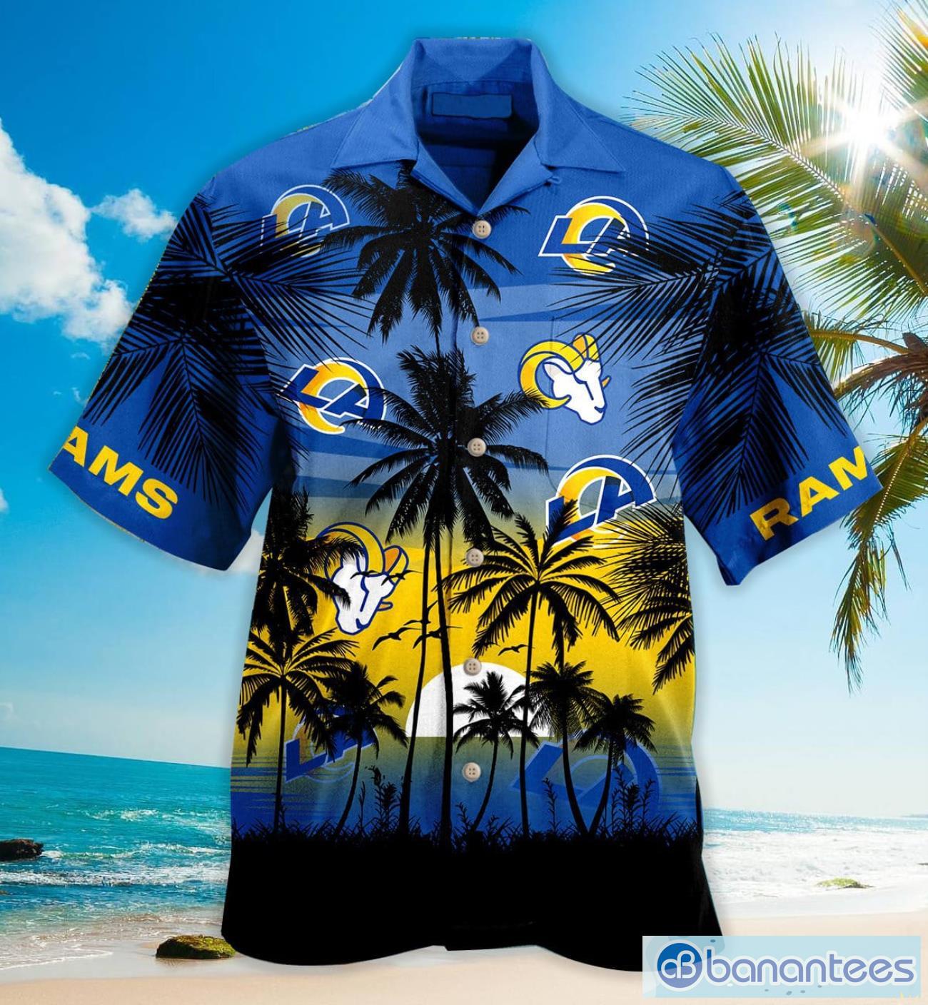 Los Angeles Rams Super Bowl Lvi Champions Coconut Hawaiian Shirt Product Photo 3