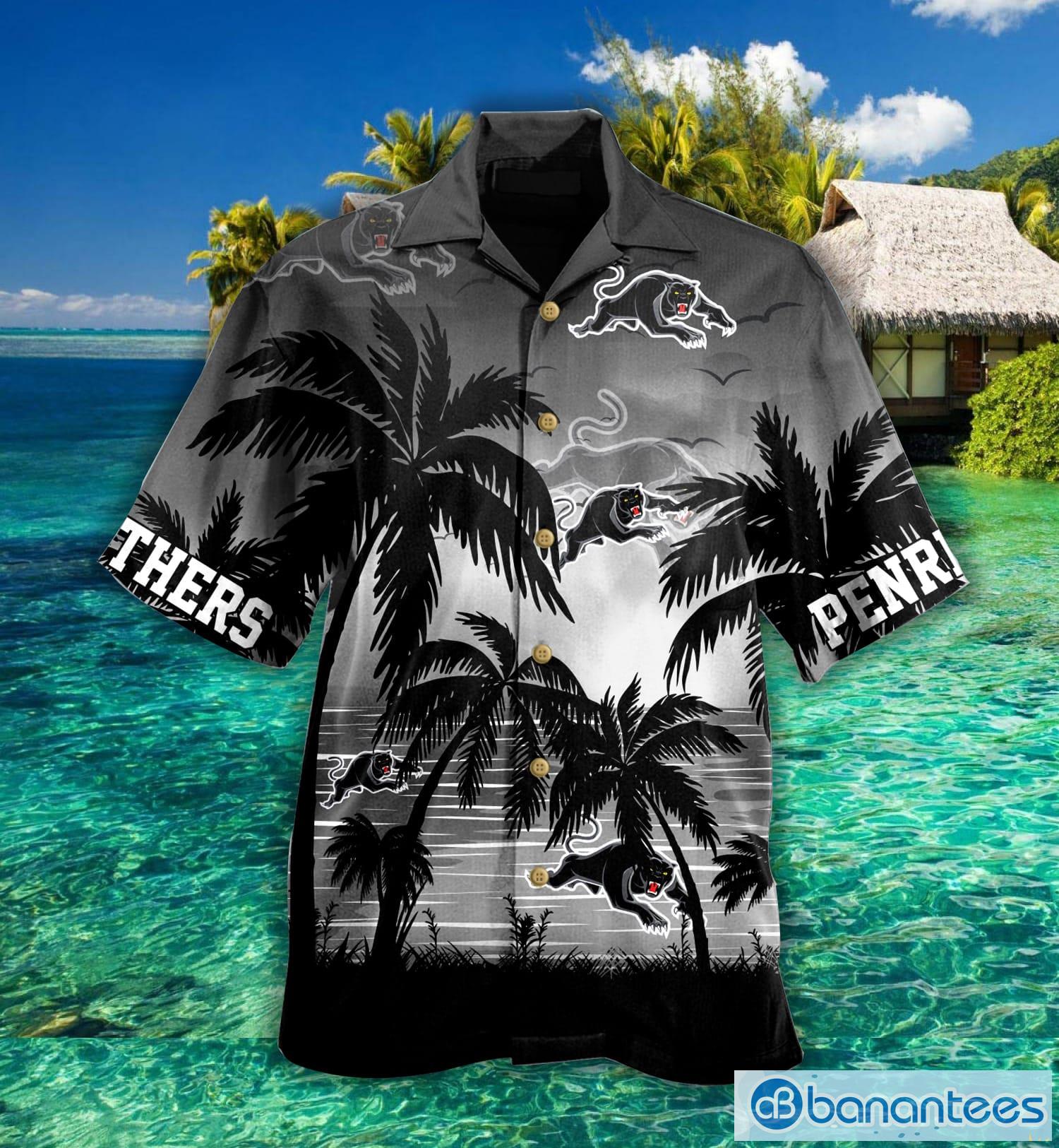 Penrith Panthers Sunset Hawaiian Shirt For Fans Product Photo 1