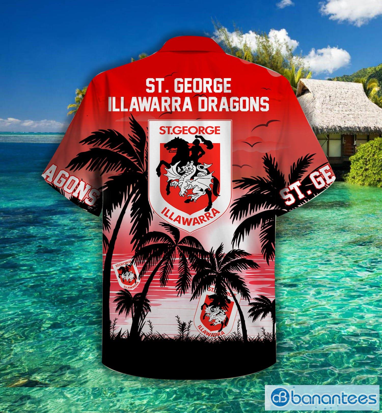 St George Illawarra Sunset Hawaiian Shirt For Fans Product Photo 2