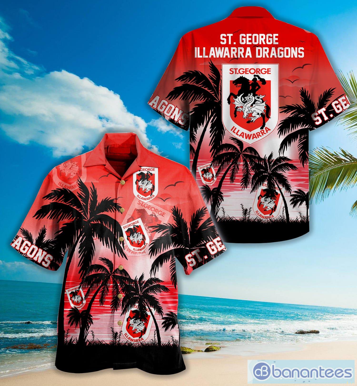 St George Illawarra Sunset Hawaiian Shirt For Fans Product Photo 3