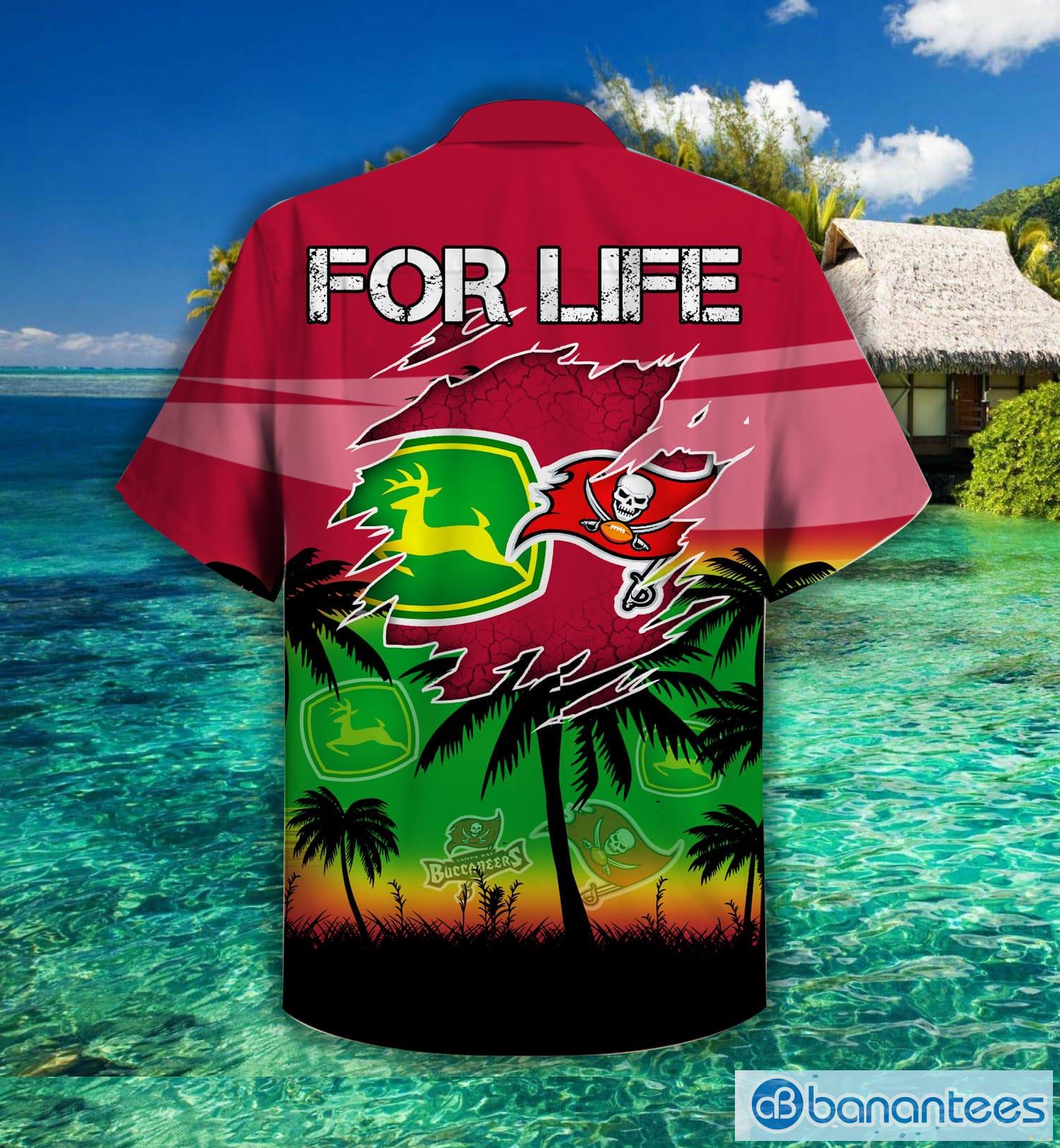 Tampa Bay Buccaneers Nfl John Deere Nfl Hawaiian Shirt For Fans Product Photo 2