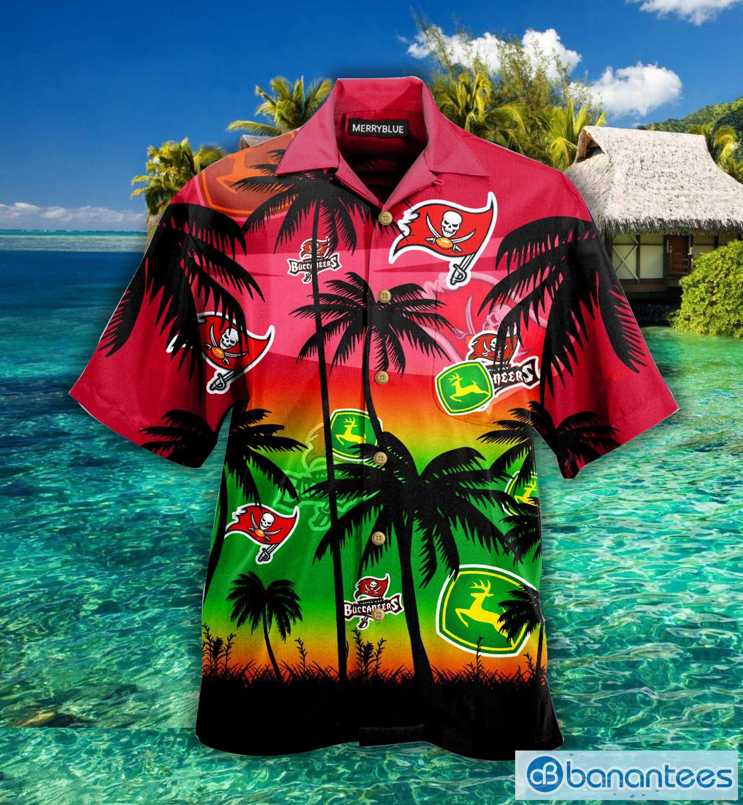 Tampa Bay Buccaneers Nfl John Deere Nfl Hawaiian Shirt For Fans Product Photo 3