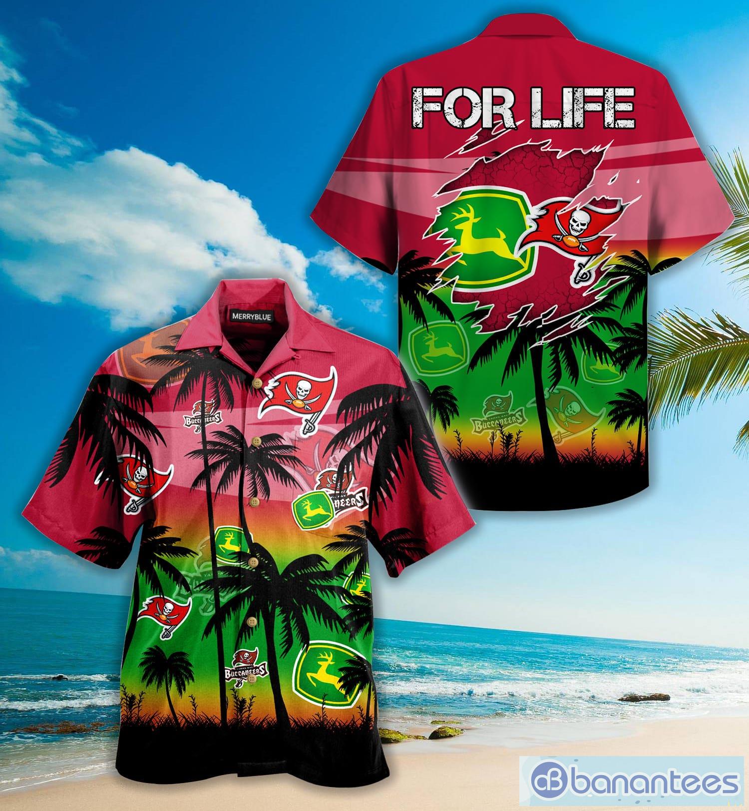 Tampa Bay Buccaneers Nfl John Deere Nfl Hawaiian Shirt For Fans Product Photo 1