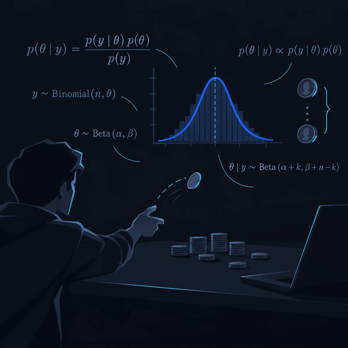 Estadística bayesiana con PyMC: simuladores interactivos