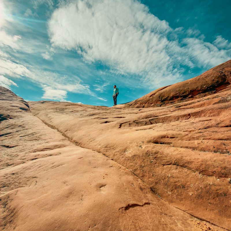 Arches Button - Seth Rocks Sky