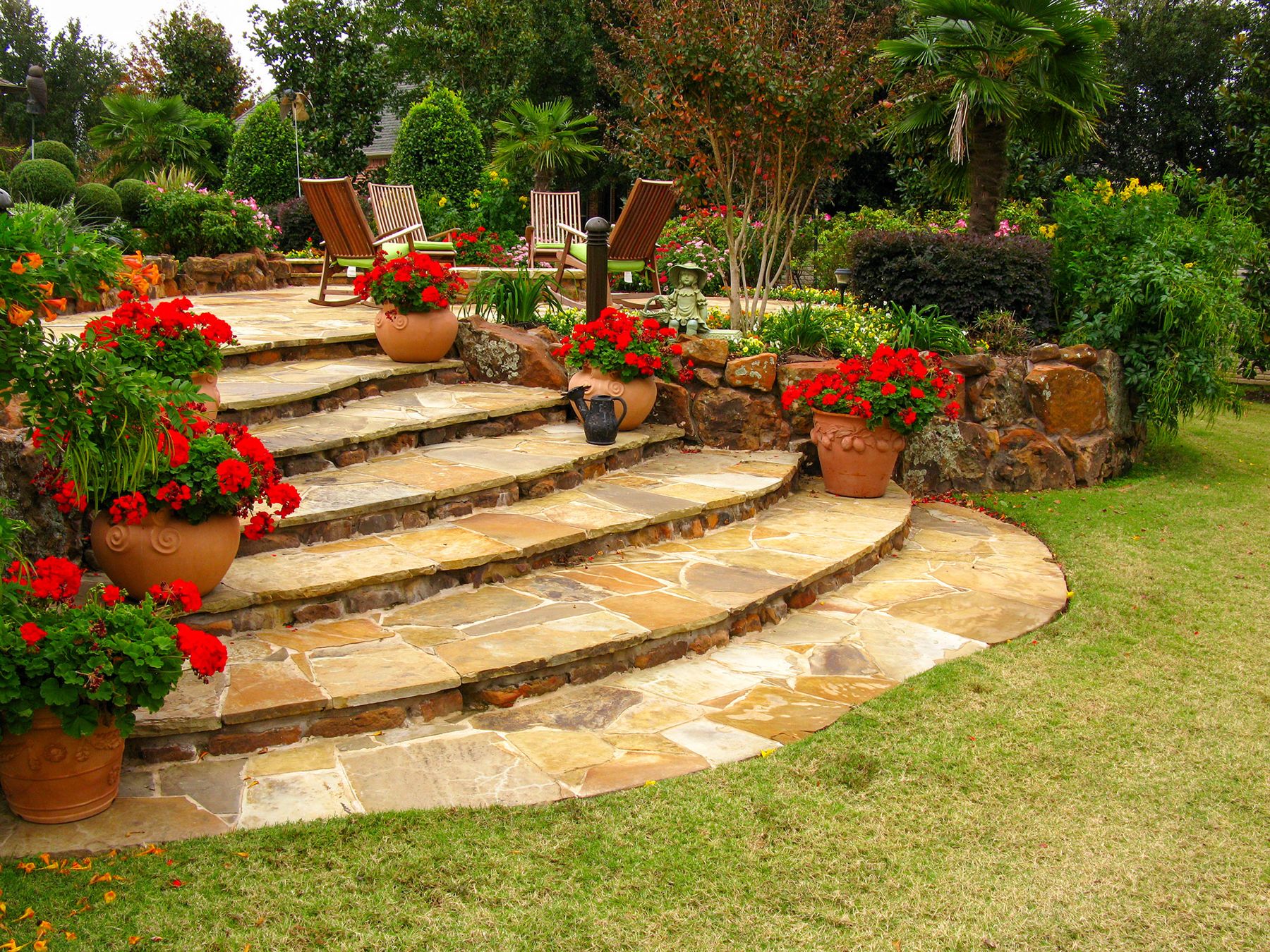 McCurry Residence Stone Steps