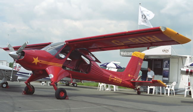 An airplane: PZL 104 Wilga taken during Aerofair, North Weald, 23-05-04