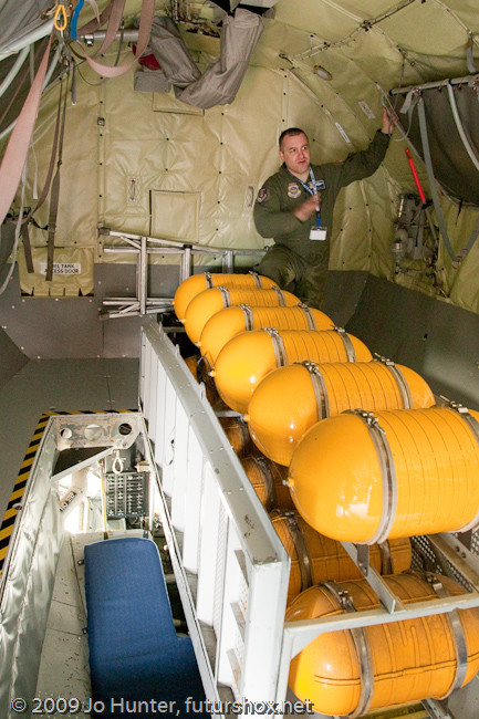 An airplane: Boeing KC-135 Stratotanker taken during Randolph Airshow, 07-11-2009